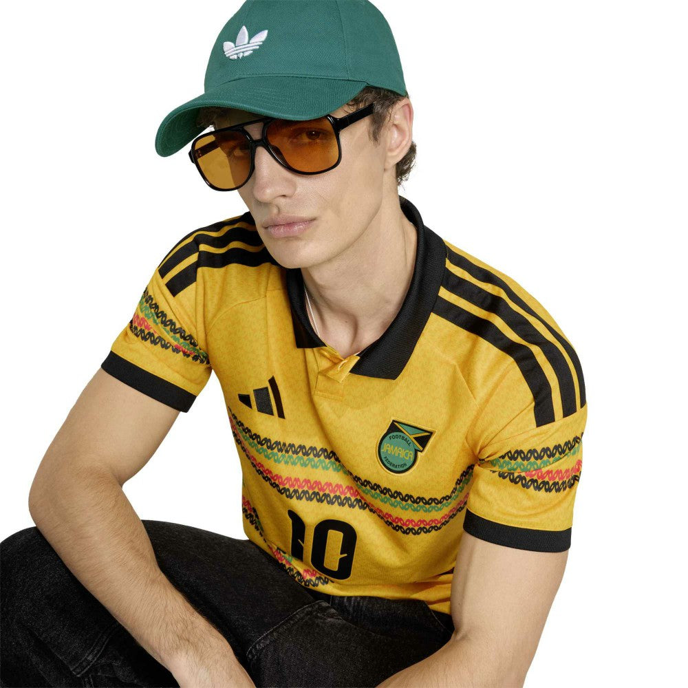 Bob Marley Jamaica National Team 2026 Home Replica Jersey Yellow