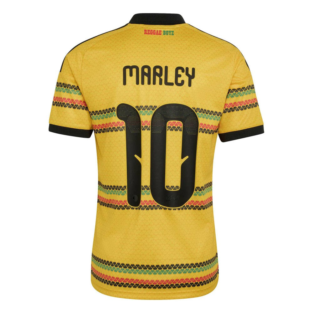 Bob Marley Jamaica National Team 2026 Home Replica Jersey Yellow