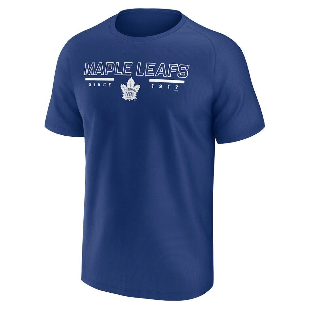 NHL Toronto Maple Leafs Fanatics Established Raglan T-Shirt - Blue
