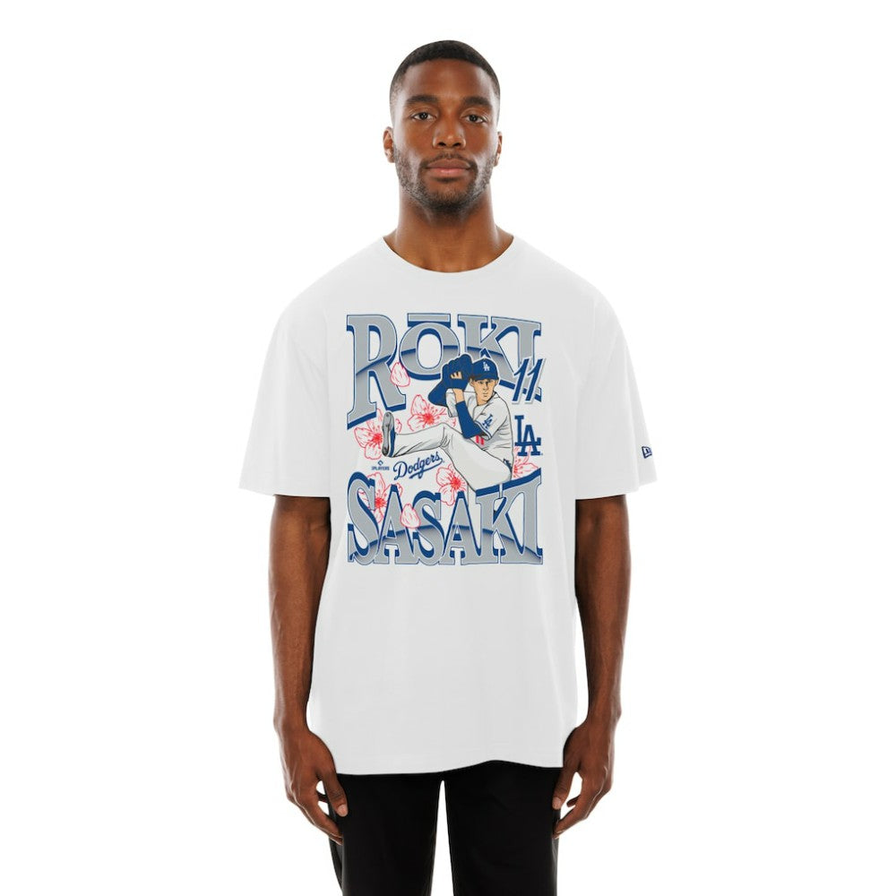 Roki Sasaki Los Angeles Dodgers New Era Player T-Shirt - White T-shirts