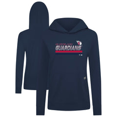 Cleveland Guardians Levelwear Women's Relay Breaker Pullover Hoodie - Navy Hoodies