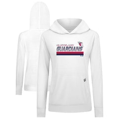 Cleveland Guardians Levelwear Women's Relay Breaker Pullover Hoodie - White Hoodies