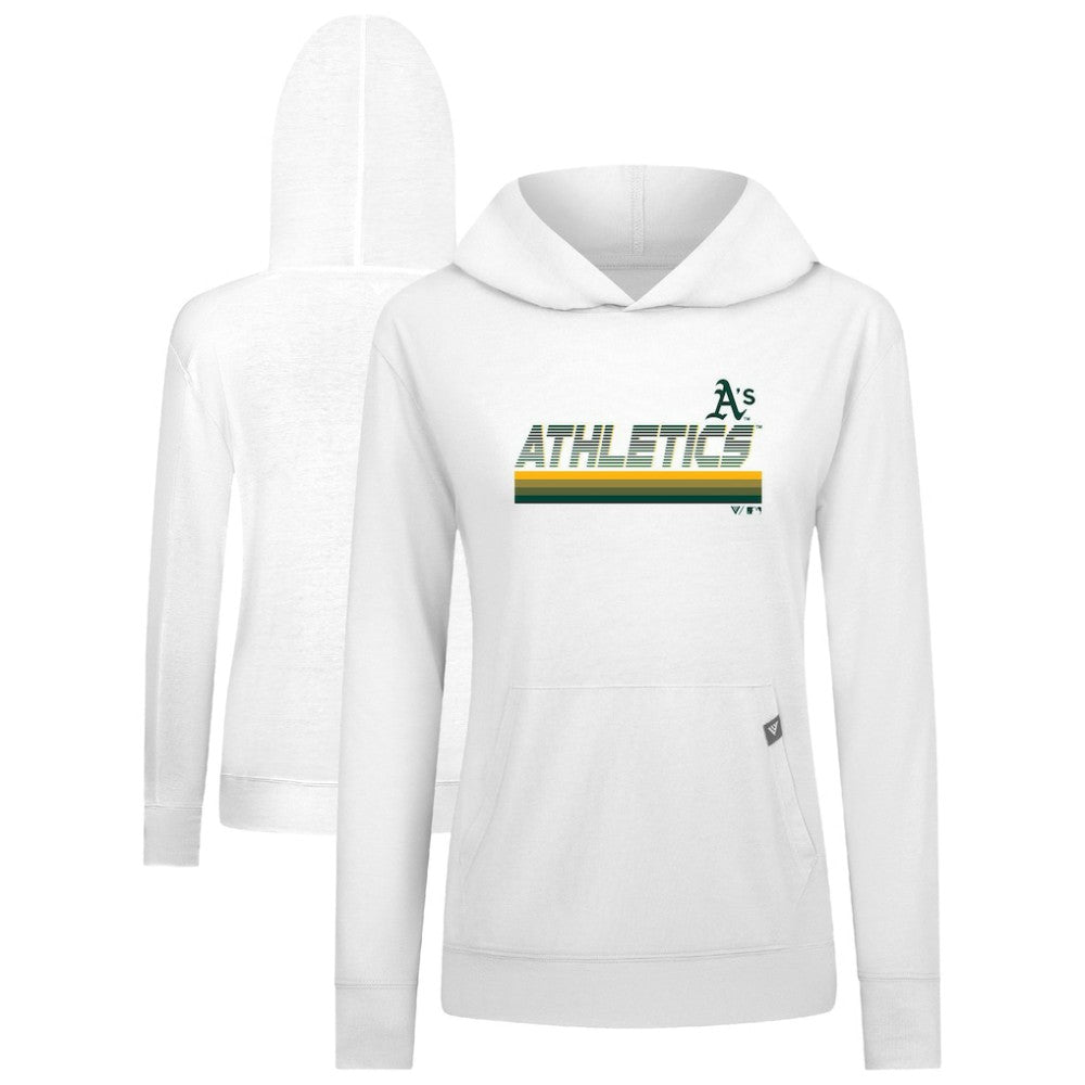 Athletics Levelwear Women's Relay Breaker Pullover Hoodie - White Hoodies