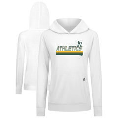 Athletics Levelwear Women's Relay Breaker Pullover Hoodie - White Hoodies