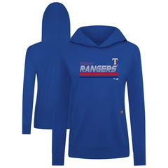 Texas Rangers Levelwear Women's Relay Breaker Pullover Hoodie - Royal Hoodies