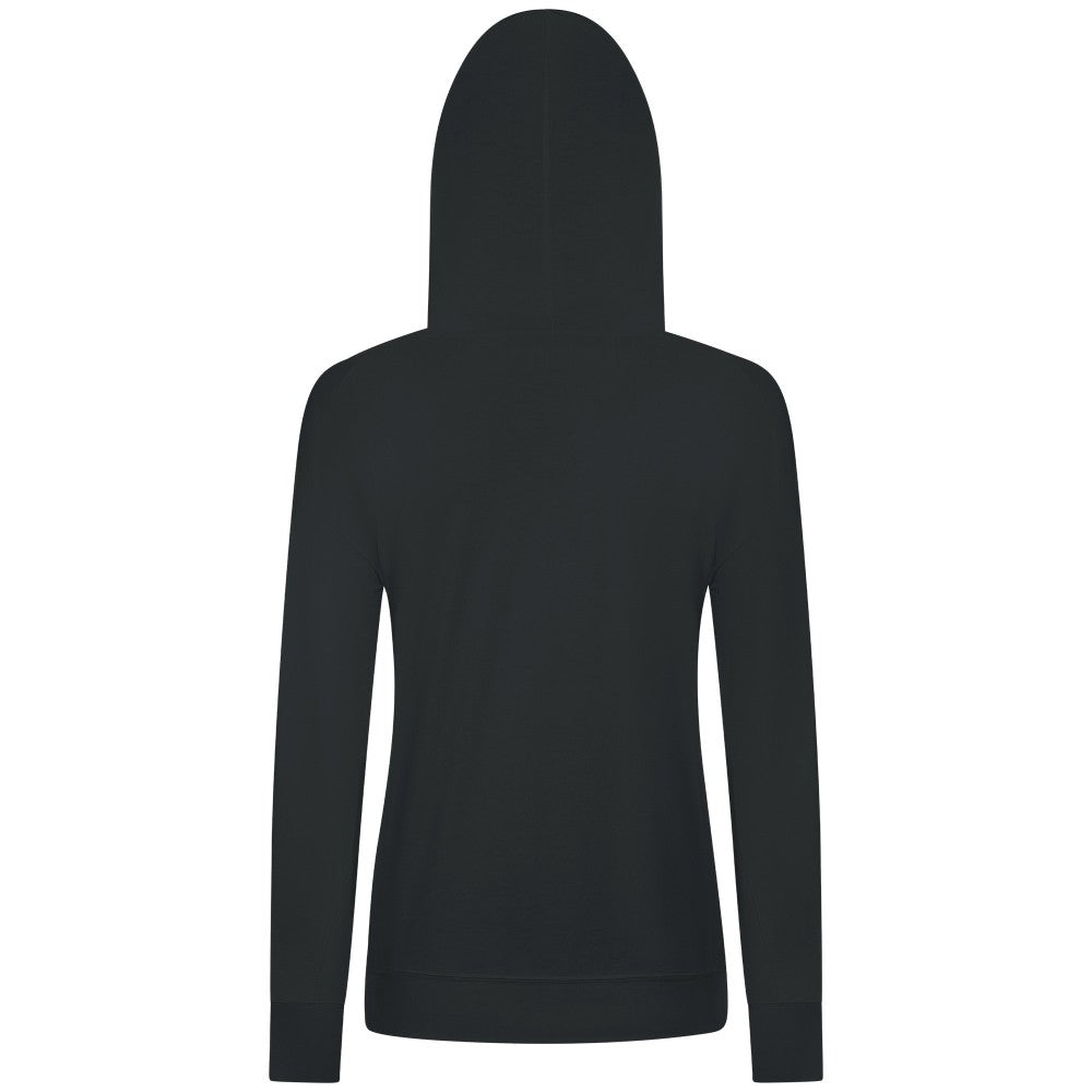 Miami Marlins Levelwear Women's Relay Breaker Pullover Hoodie - Black Hoodies