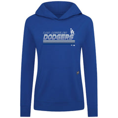 Los Angeles Dodgers Levelwear Women's Relay Breaker Pullover Hoodie - Royal Hoodies