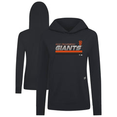 San Francisco Giants Levelwear Women's Relay Breaker Pullover Hoodie - Black Hoodies