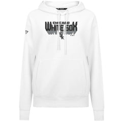 Chicago White Sox Levelwear Women's Adorn Retro 3D Pullover Hoodie - White Hoodies