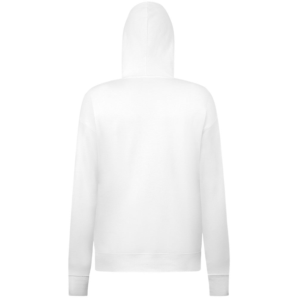 New York Mets Levelwear Women's Adorn Retro 3D Pullover Hoodie - White Hoodies