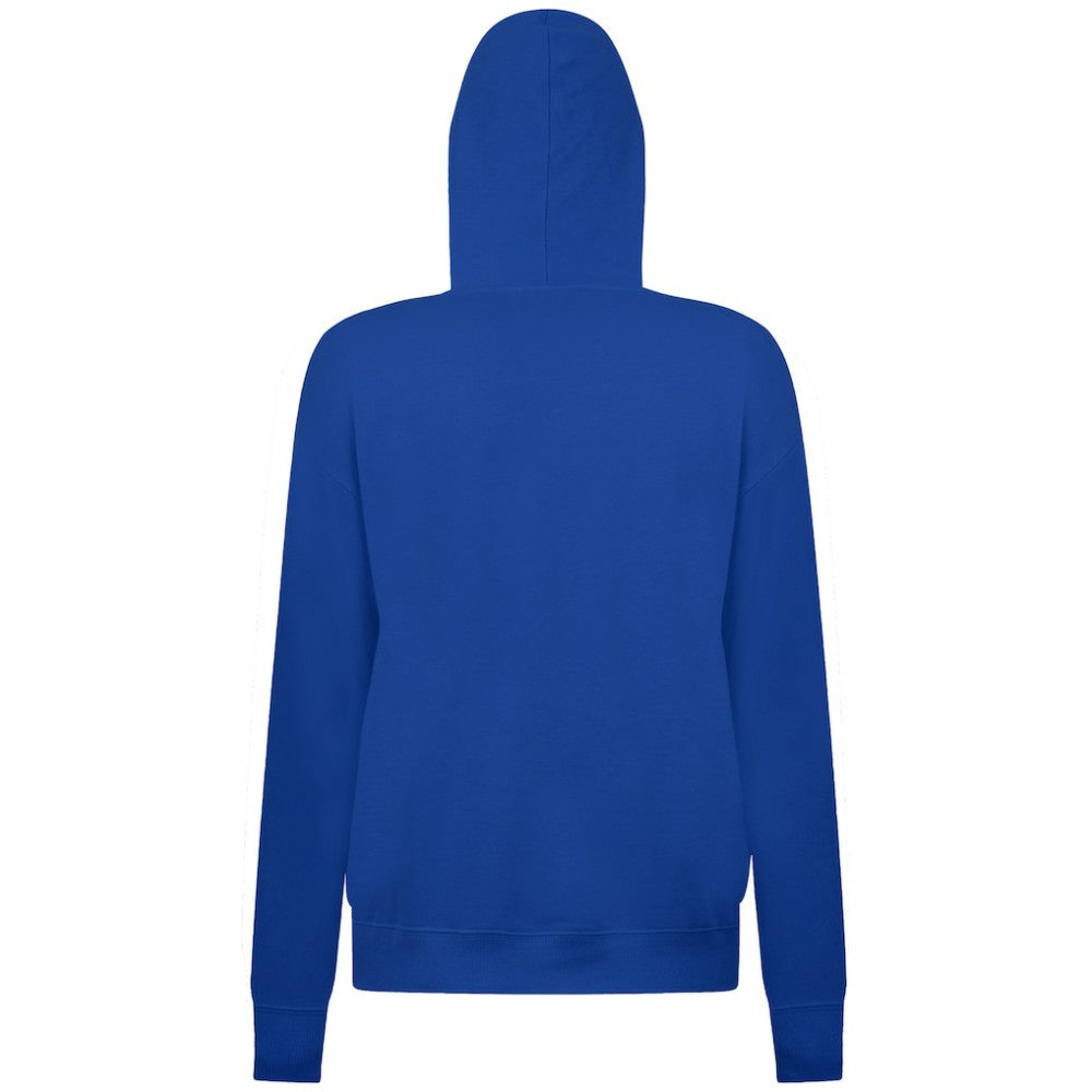 Los Angeles Dodgers Levelwear Women's Adorn Retro 3D Pullover Hoodie - Royal Hoodies