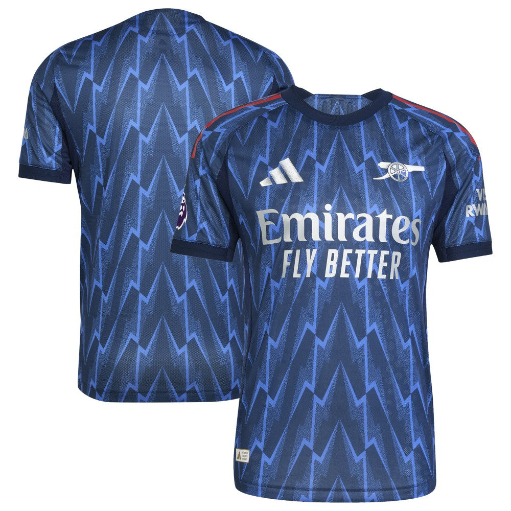 Arsenal 2025/26 Away Jersey with Patch Blue