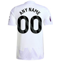 Manchester United 2025/26 Away Custom Jersey White