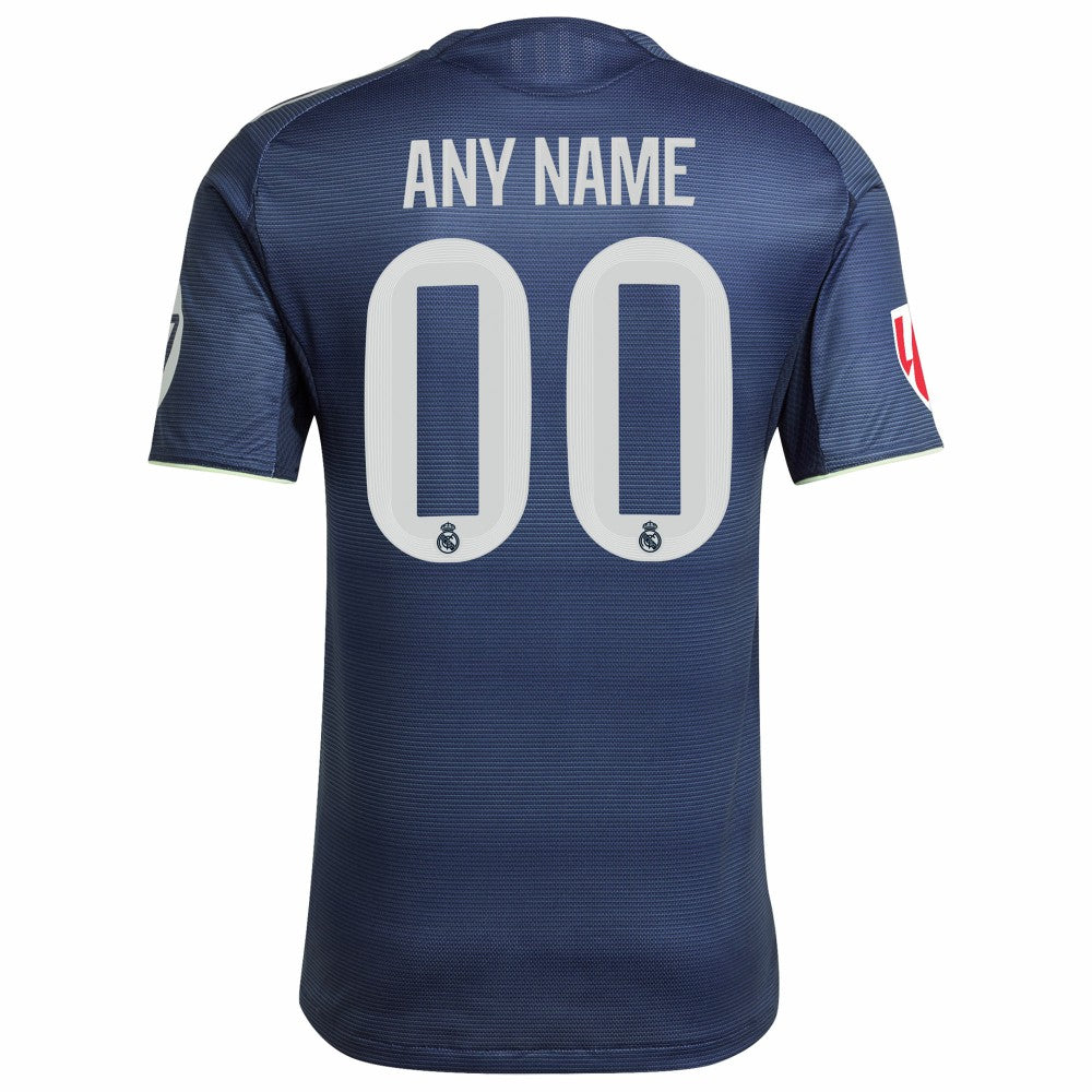 Real Madrid 2025/26 Away Custom Jersey Blue
