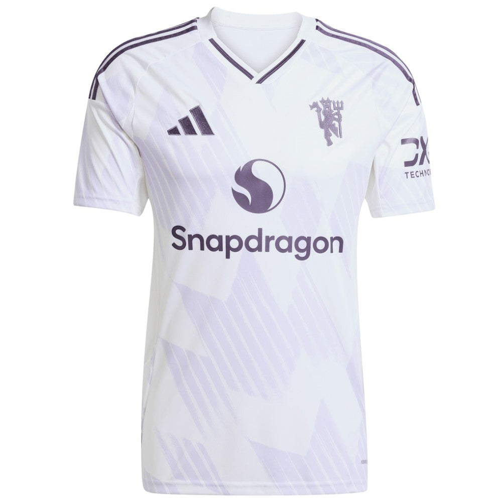 Manchester United 2025/26 Away Replica Custom Jersey White shop