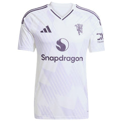 Manchester United 2025/26 Away Replica Custom Jersey White shop
