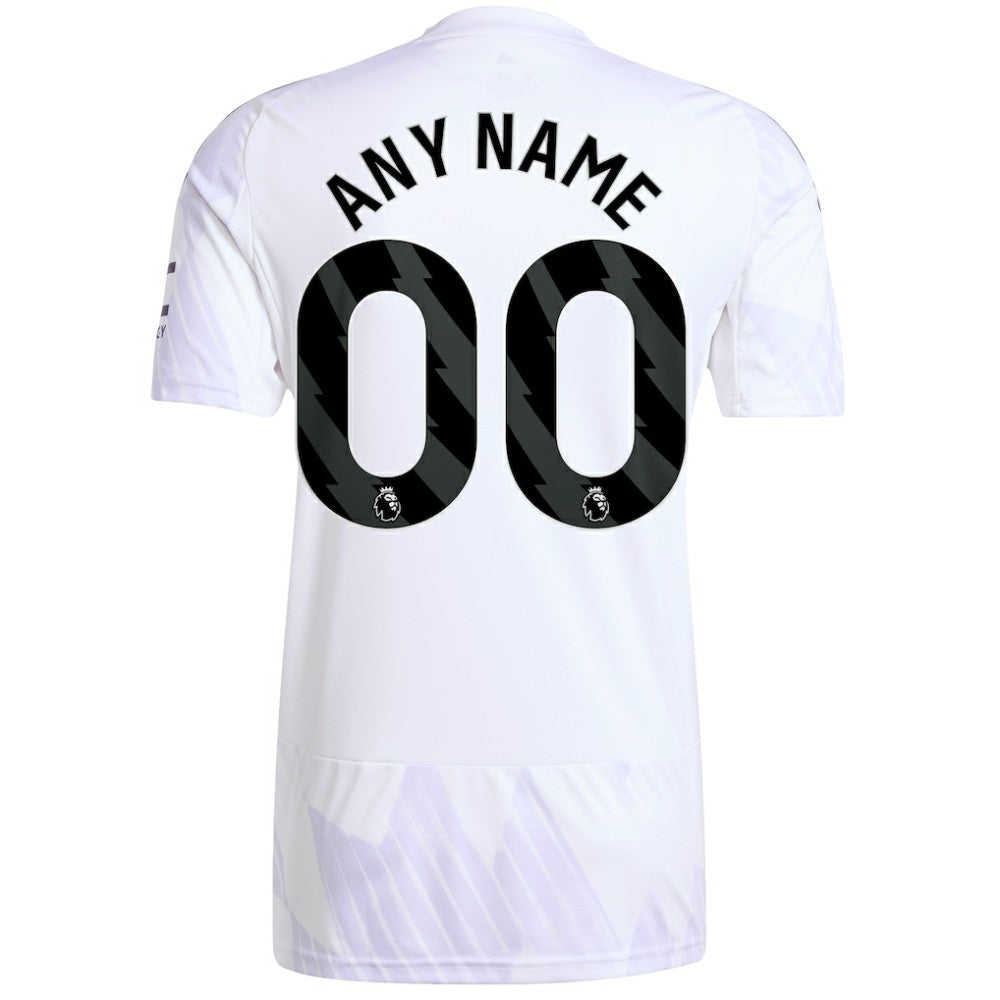 Manchester United 2025/26 Away Replica Custom Jersey White shop