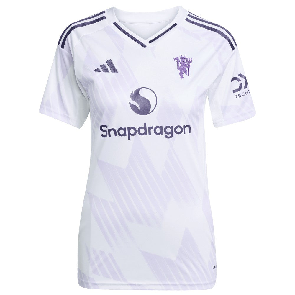 Manchester United Women's 2025/26 Away Replica Custom Jersey White