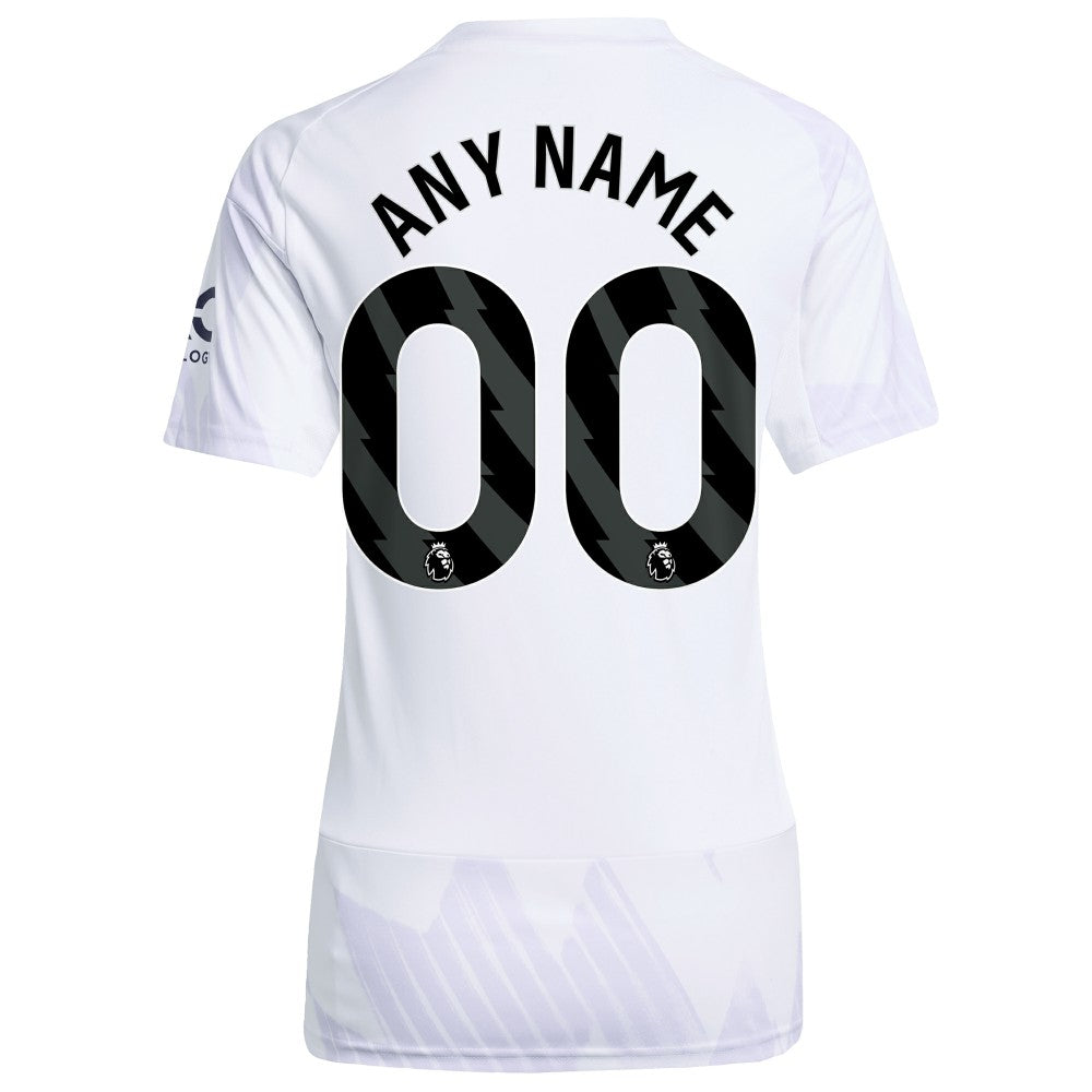 Manchester United Women's 2025/26 Away Replica Custom Jersey White