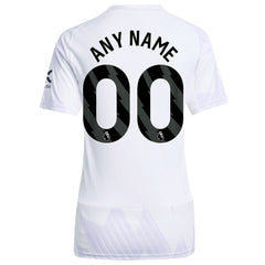 Manchester United Women's 2025/26 Away Replica Custom Jersey White
