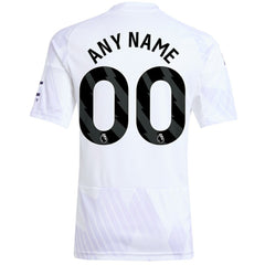 Manchester United Youth 2025/26 Away Replica Custom Jersey White