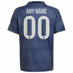 Real Madrid Youth 2025/26 Away Replica Custom Jersey Blue