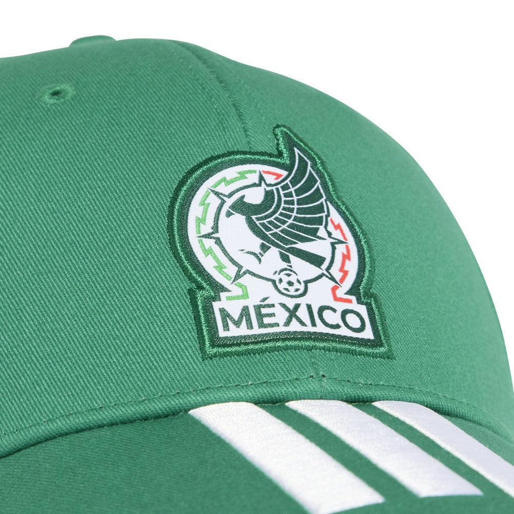 Mexico National Team Unisex FIFA x World Cup 2026 3 Stripes Baseball Adjustable Hat Green