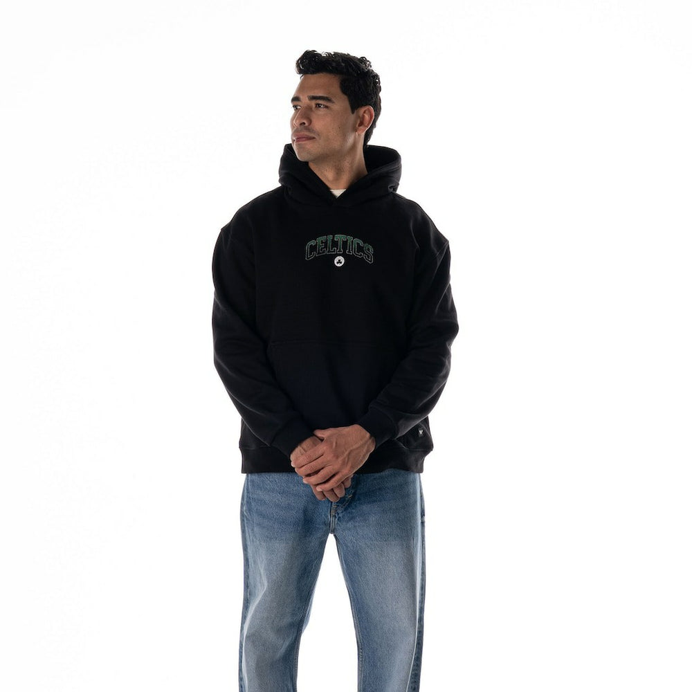 Boston Celtics The Wild Collective Unisex Splatter Premium Hoodie Black