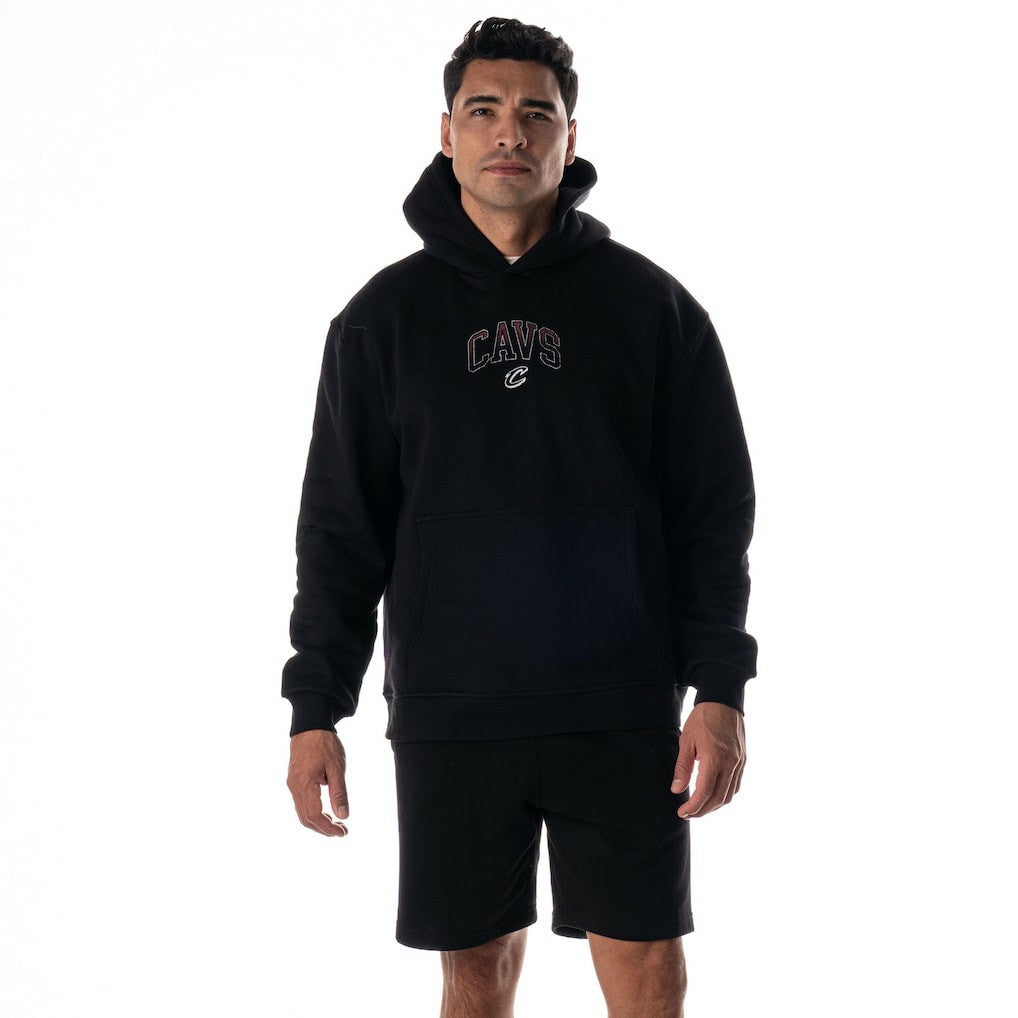 Cleveland Cavaliers The Wild Collective Unisex Splatter Premium Hoodie Black