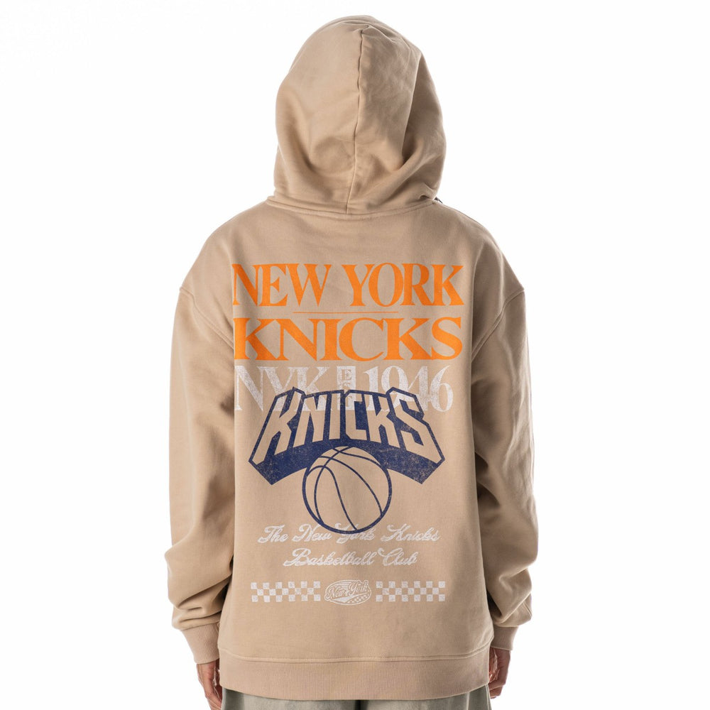 New York Knicks The Wild Collective Unisex Mantra Premium Hoodie Tan