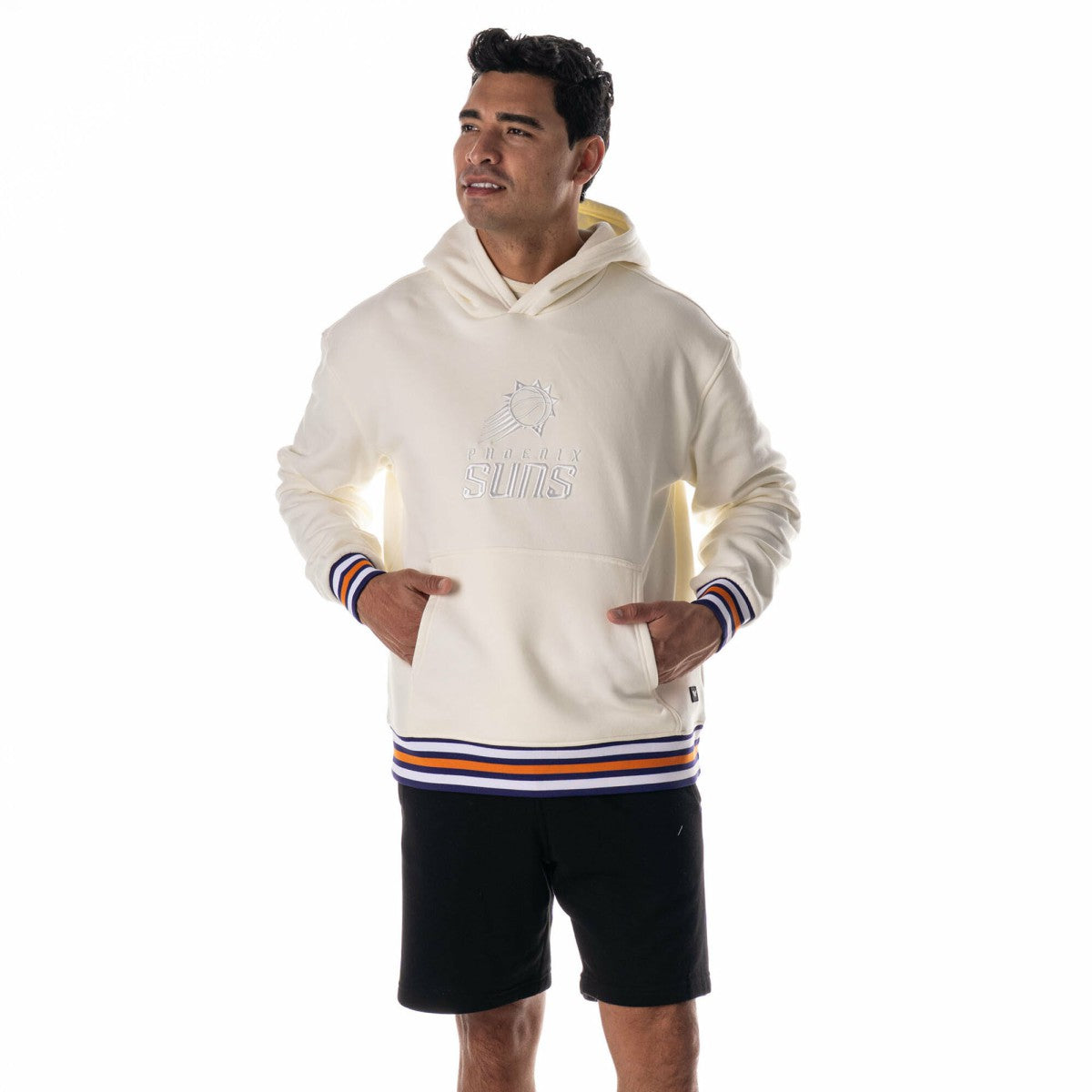 Phoenix Suns The Wild Collective Unisex 2025/26 City Edition Custom Rib Tonal Premium Hoodie White