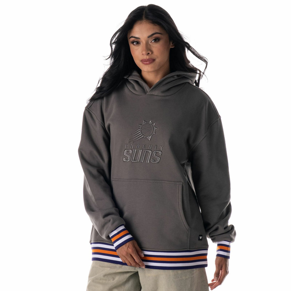 Phoenix Suns The Wild Collective Unisex 2025/26 City Edition Custom Rib Tonal Premium Hoodie Charcoal