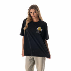 Los Angeles Lakers The Wild Collective Unisex Oversized Streetwear T-Shirt Black