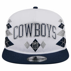 Dallas Cowboys New Era Argyle 19TWENTY Adjustable Hat White