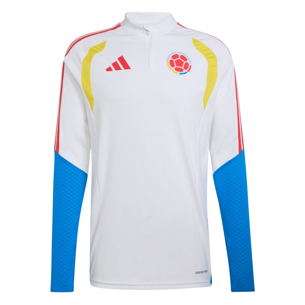 Colombia National Team FIFA x World Cup 2026 Tiro Quarter-Zip Training Top White