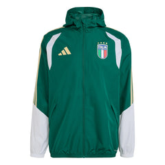 Italy National Team FIFA x World Cup 2026 Tiro All Weather Full-Zip Jacket Green