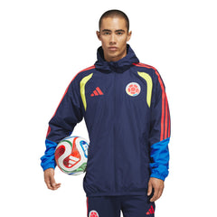 Colombia National Team FIFA x World Cup 2026 Tiro All Weather Full-Zip Jacket Navy