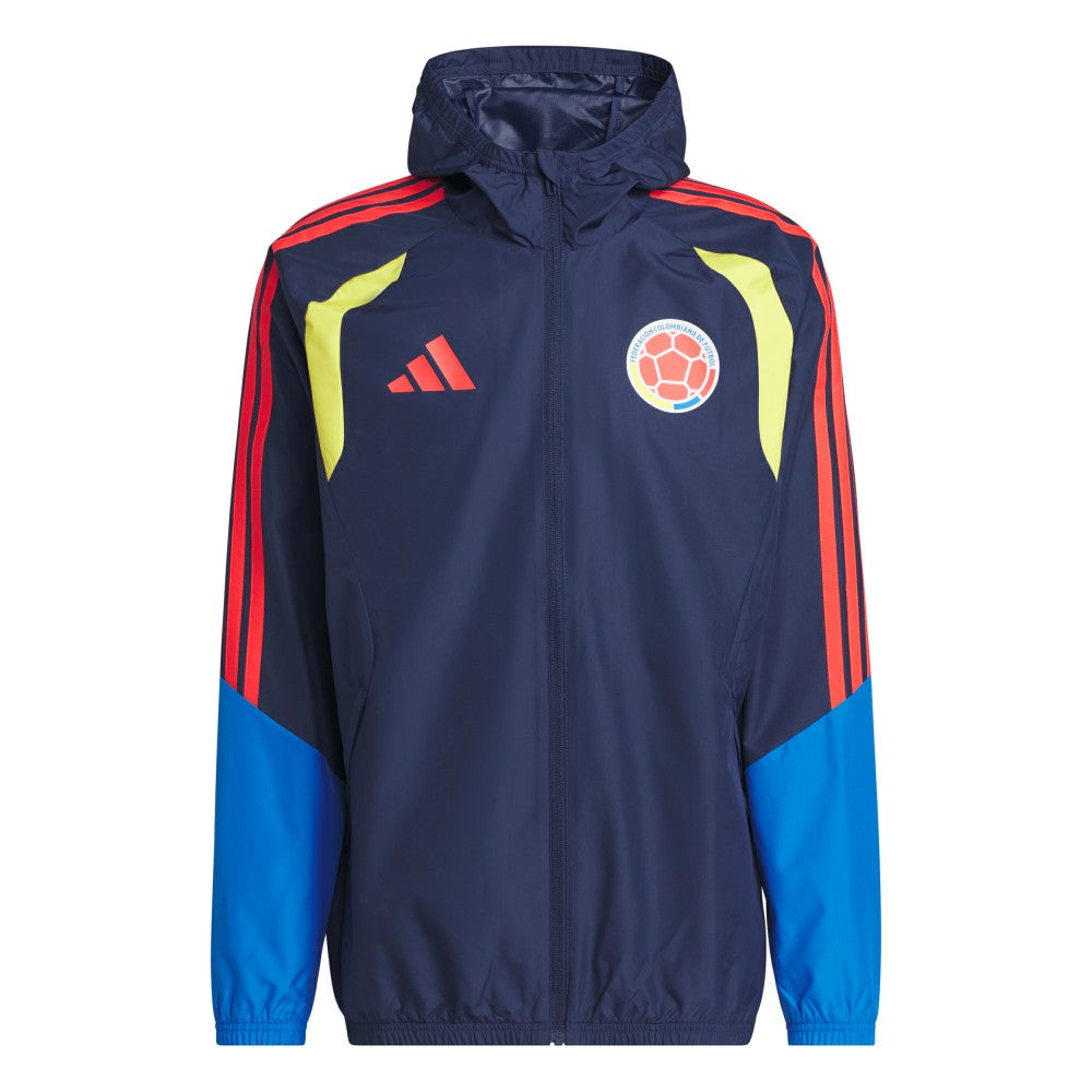 Colombia National Team FIFA x World Cup 2026 Tiro All Weather Full-Zip Jacket Navy