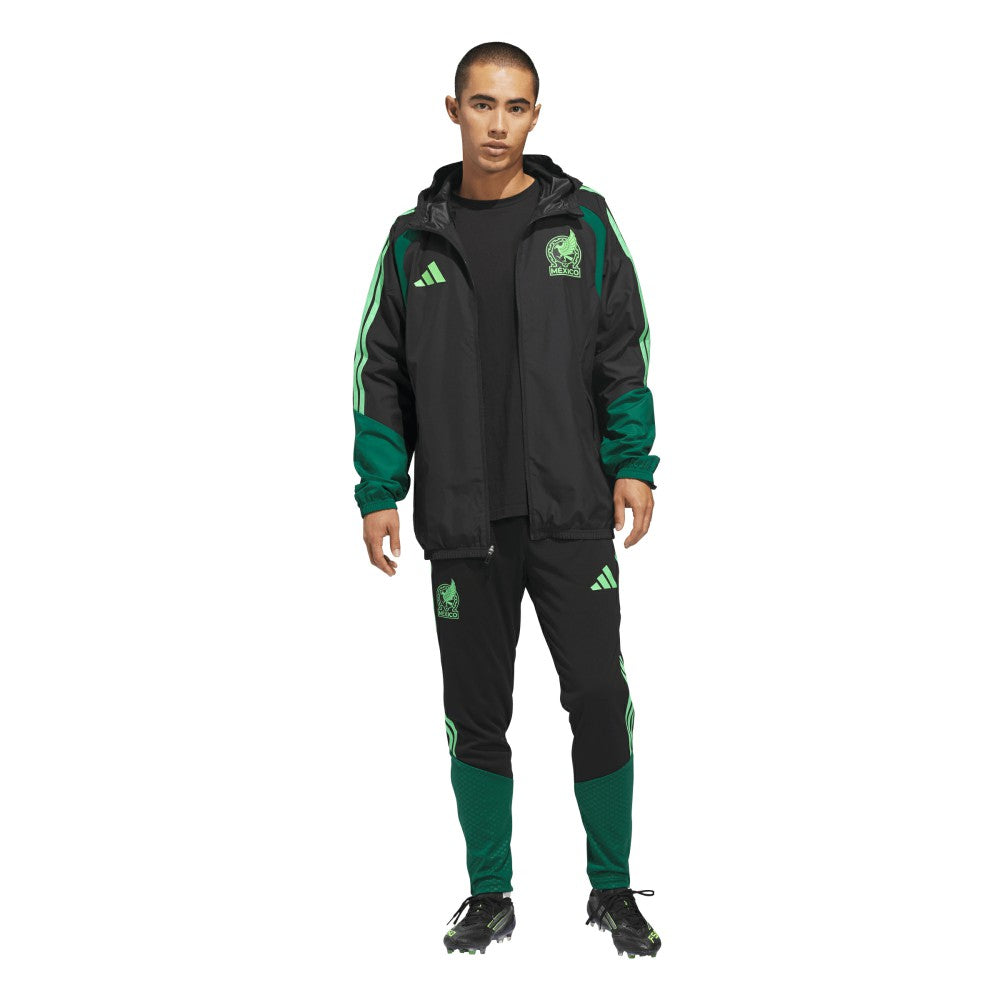 Mexico National Team FIFA x World Cup 2026 Tiro All Weather Full-Zip Jacket Black