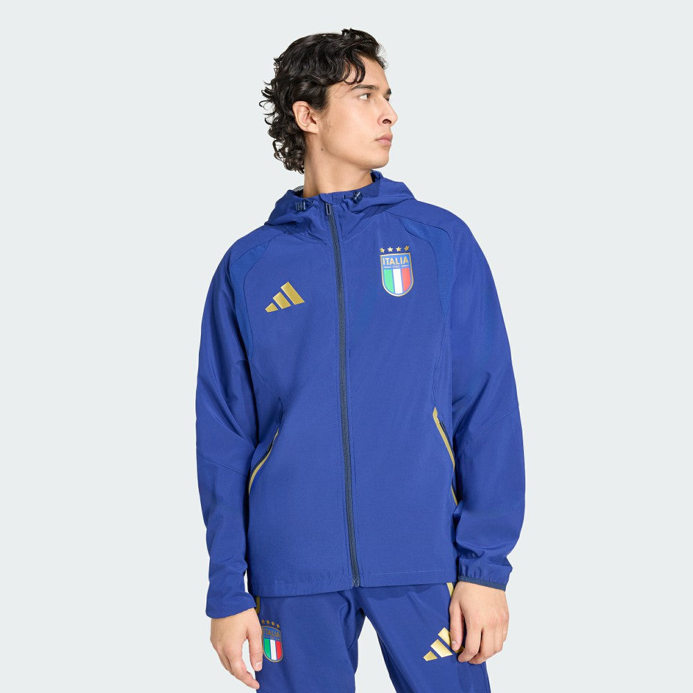 Italy National Team FIFA x World Cup 2026 Full-Zip Travel Windbreaker Jacket Blue