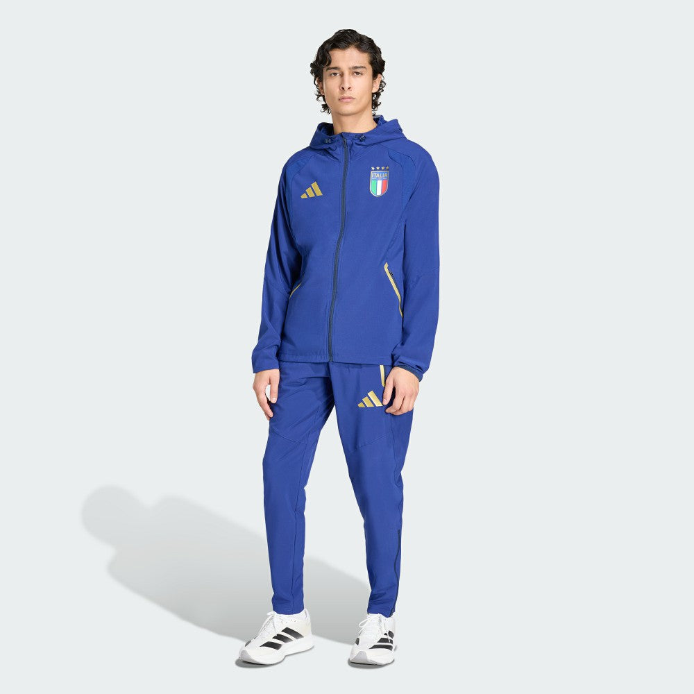 Italy National Team FIFA x World Cup 2026 Full-Zip Travel Windbreaker Jacket Blue