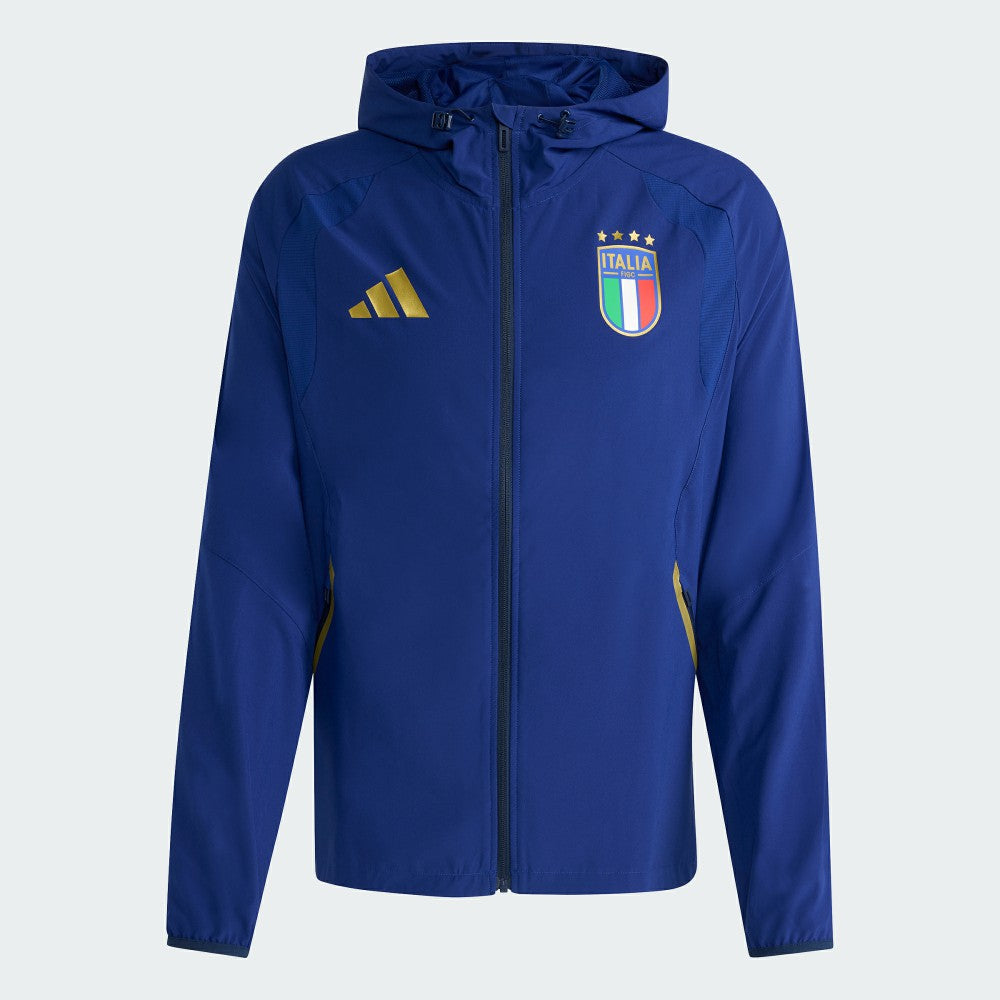 Italy National Team FIFA x World Cup 2026 Full-Zip Travel Windbreaker Jacket Blue