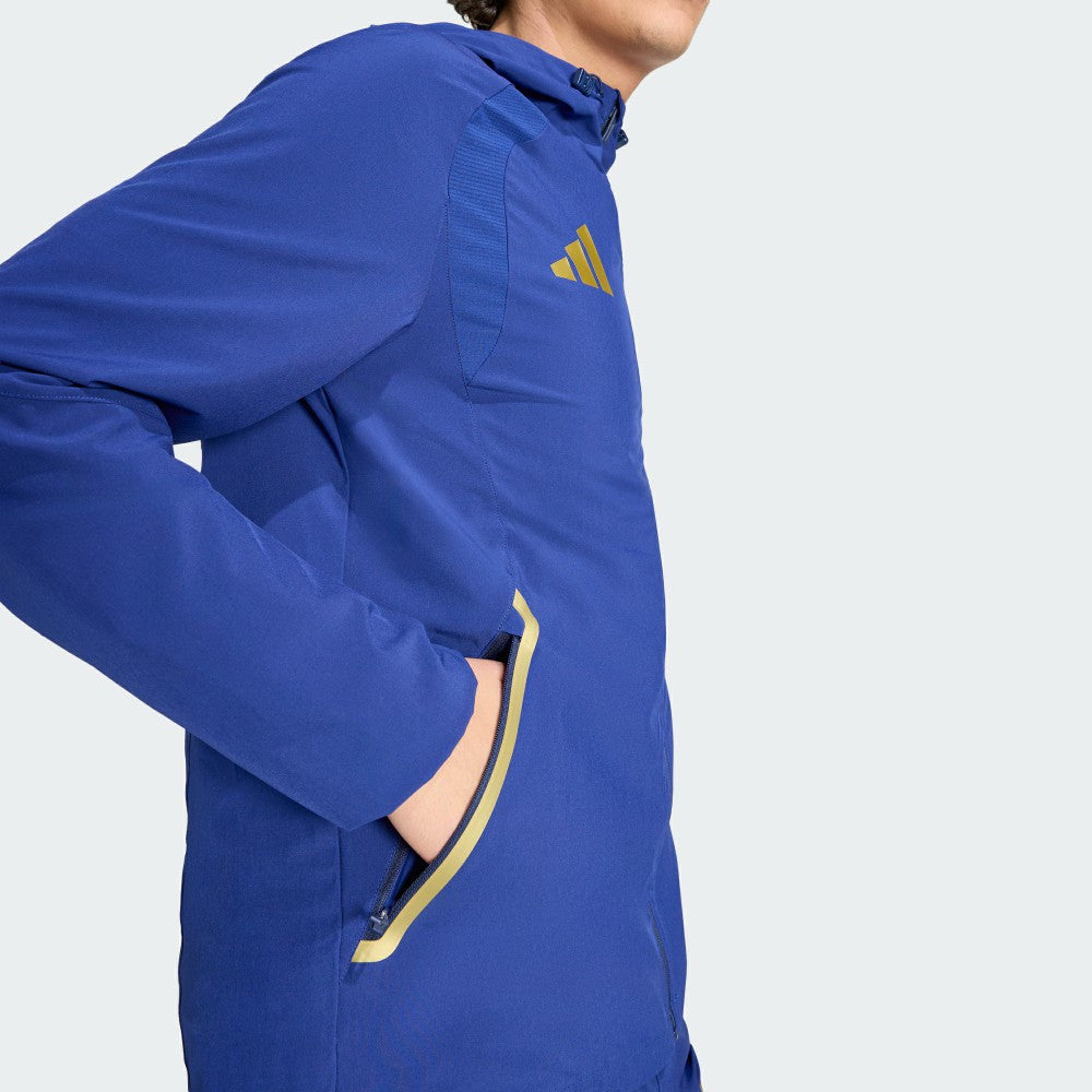 Italy National Team FIFA x World Cup 2026 Full-Zip Travel Windbreaker Jacket Blue