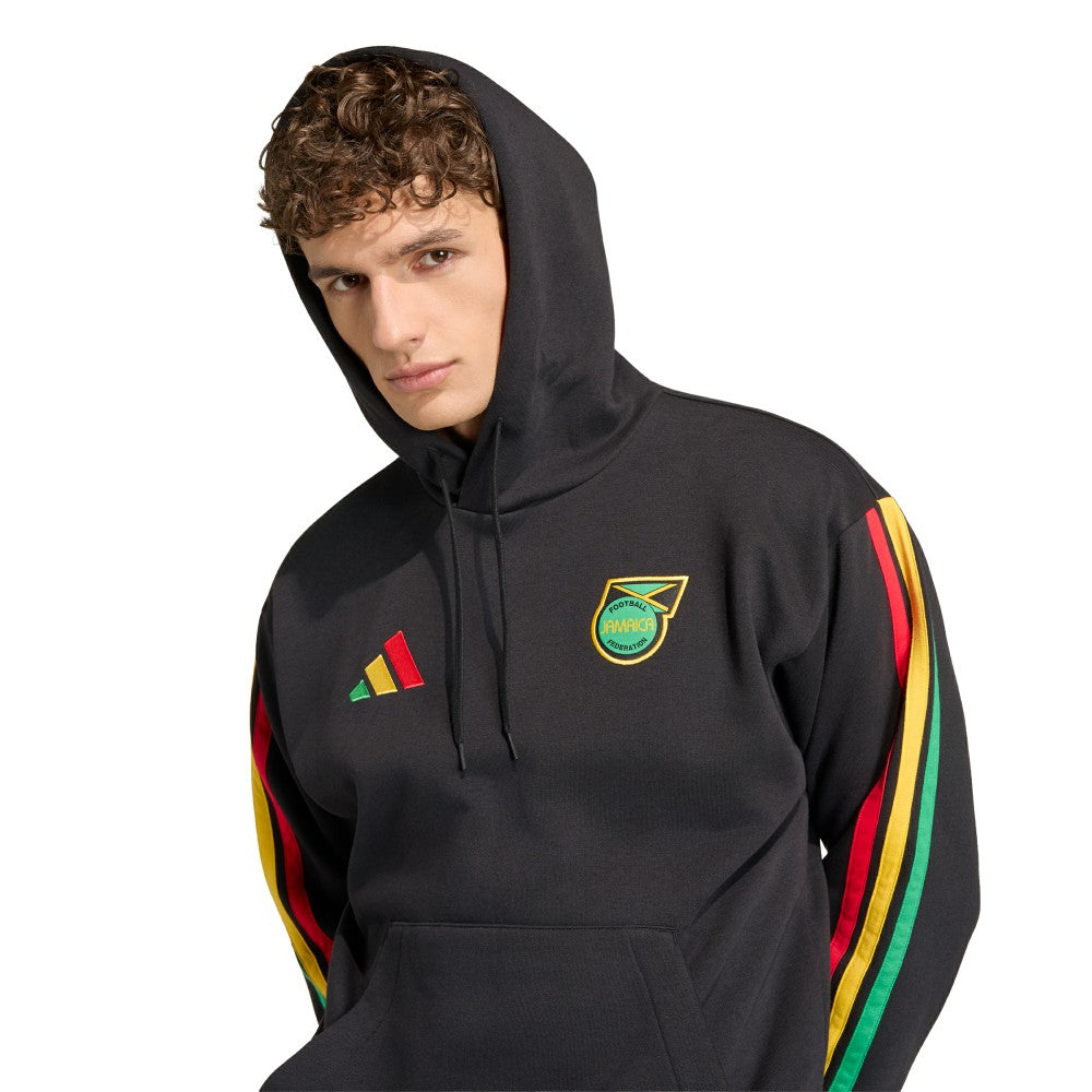 Jamaica National Team Alphaskin Fleece Hoodie Black