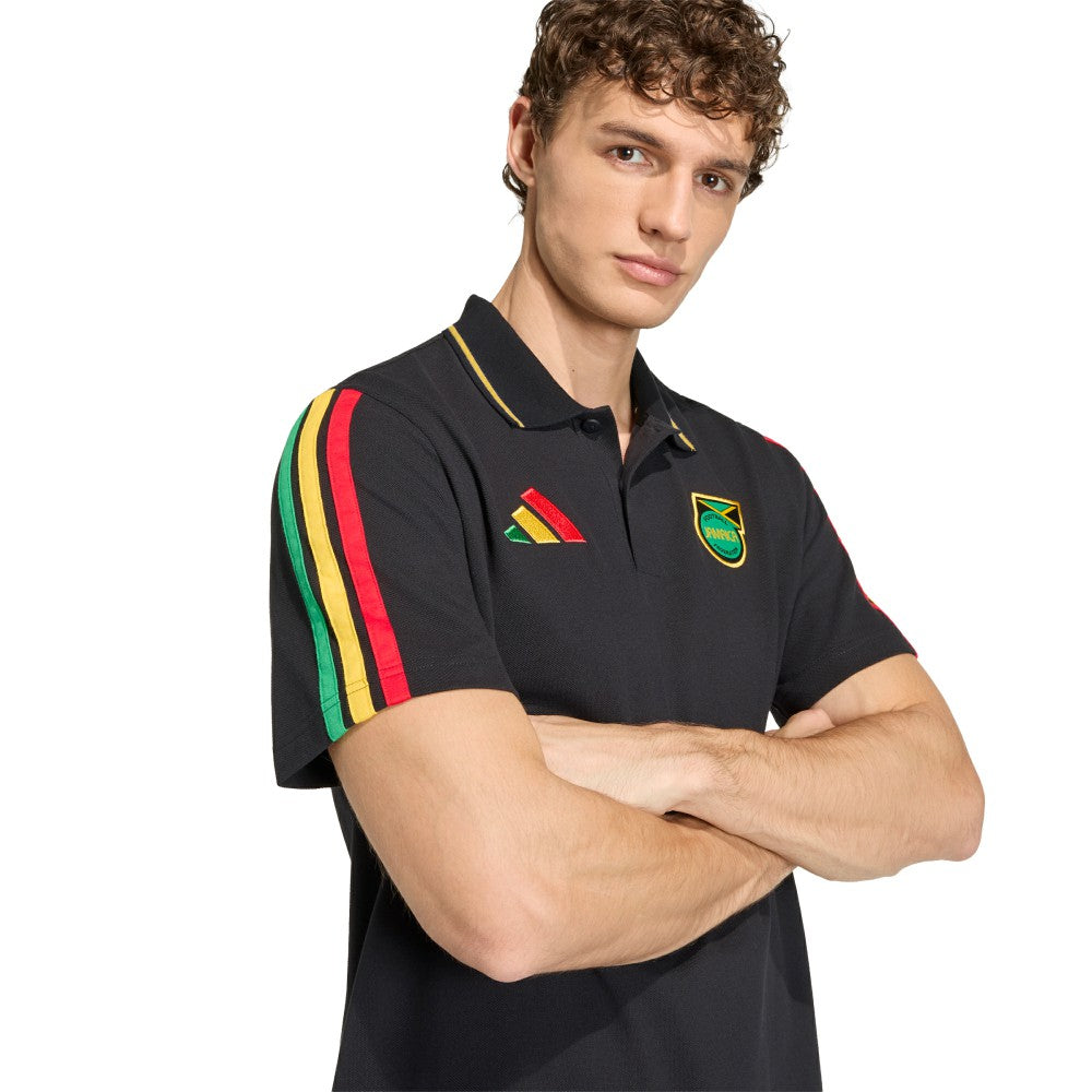 Jamaica National Team Alphaskin Polo Black