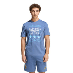 Argentina National Team FIFA x World Cup 2022 Winners Amply T-Shirt Blue shop
