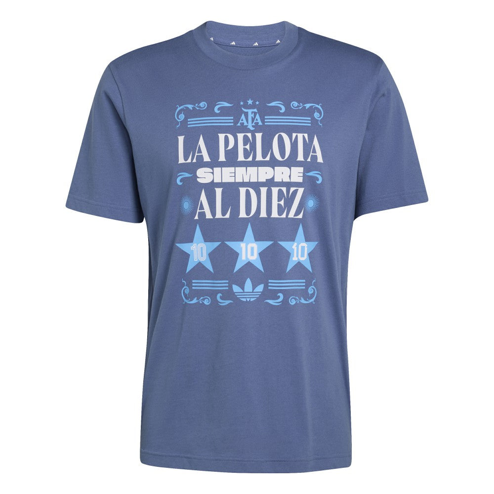 Argentina National Team FIFA x World Cup 2022 Winners Amply T-Shirt Blue shop