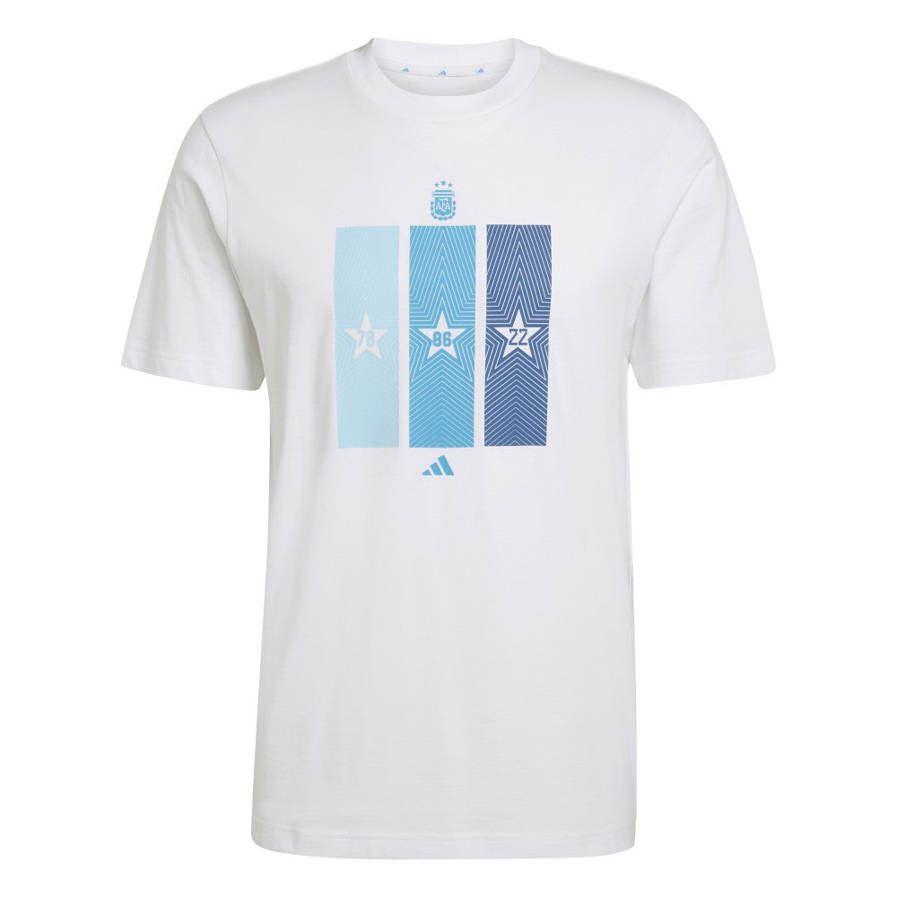 Argentina National Team FIFA x World Cup 2022 Winners Home T-Shirt White