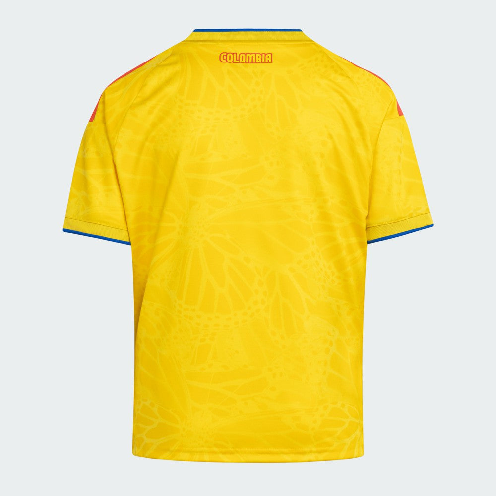 Colombia National Team Youth FIFA x World Cup 2026 Home Replica Jersey Yellow