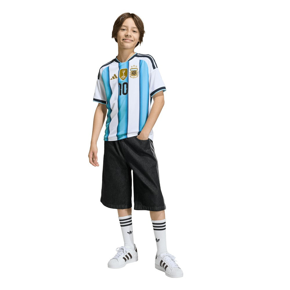 Lionel Messi Argentina National Team Youth FIFA x World Cup 2026 Home Replica Jersey White